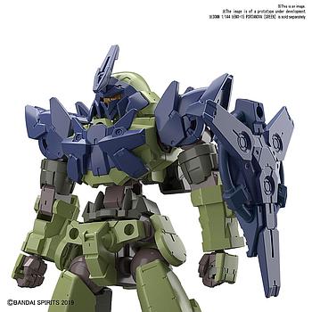 [4573102581914] KIT ACCESORIOS 30MM 1/144 OPTION ARMOR FOR COMMANDER TYPE PORTANOVA EXCLUSIVE/ NAVY  BANDAI HOBBY