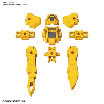 [4573102595324] KIT ACCESORIOS 30MM 1/144 OPTION ARMOR FOR SPECIAL OPERATION RABIOT EXCLUSIVE / YELLOW  BANDAI HOBBY