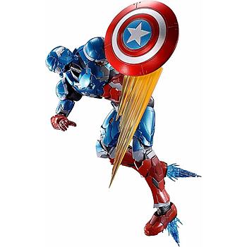 [4573102618948] FIGURA ACCION CAPTAIN AMERICA TECH ON AVENGERS  TAMASHII NATIONS