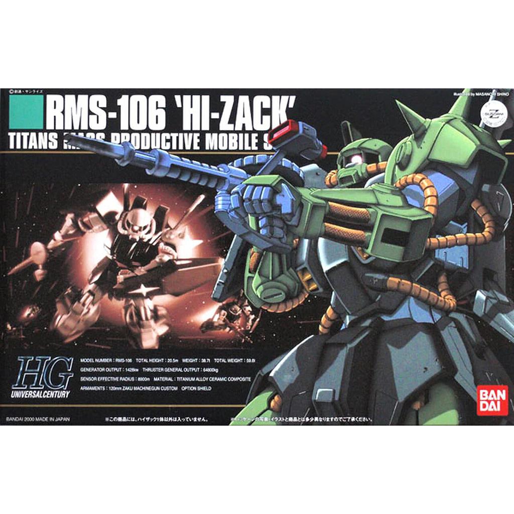 MODEL KIT 1/144 HGUC HI ZACK BANDAI HOBBY