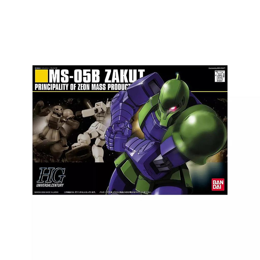 MODEL KIT 1/144 HGUC ZAKUⅠ BANDAI HOBBY