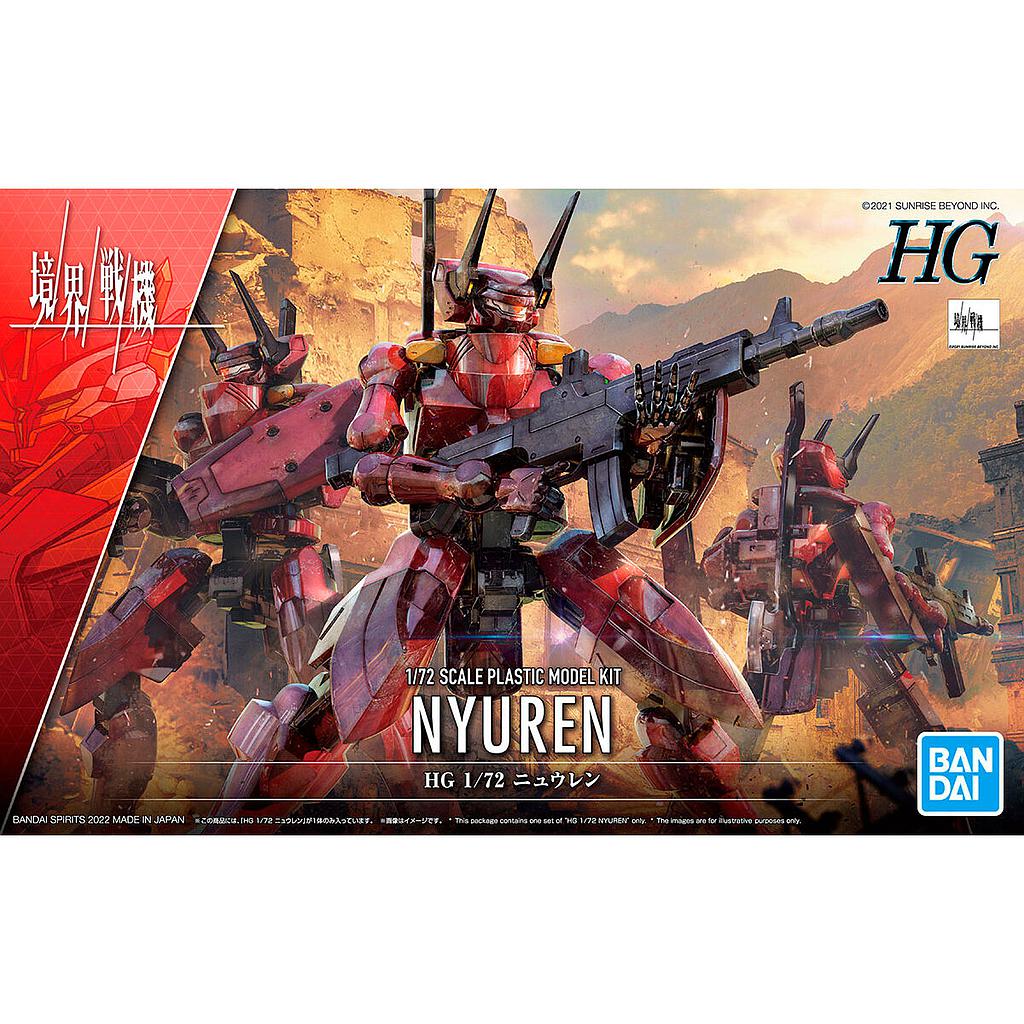 MODEL KIT HG 1/72 NYUREN BANDAI HOBBY