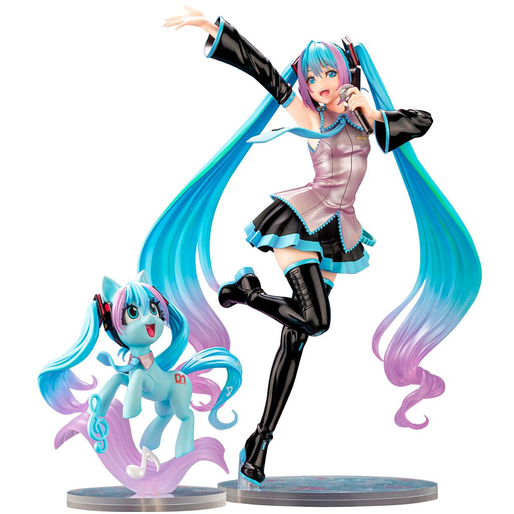 ESTATUA HATSUNE MIKU FEAT. MY LITTLE PONY BISHOUJO STATUE KOTOBUKIYA