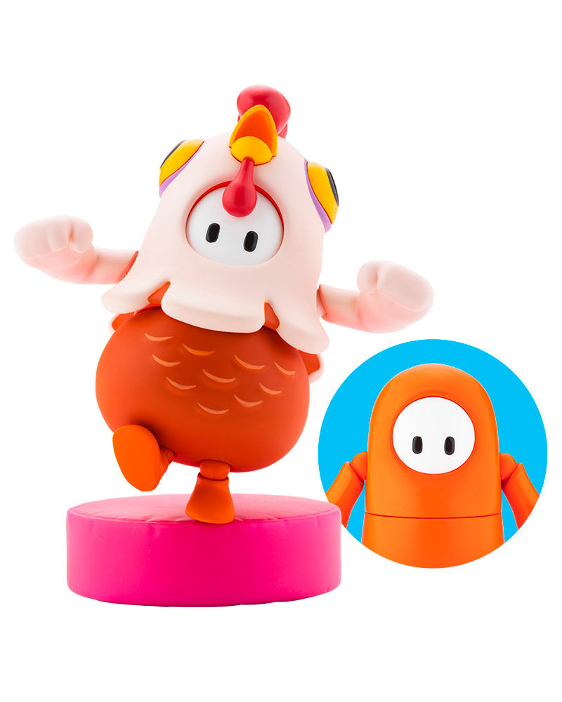 FIGURA ACCION FALL GUYS PACK 01 MOVIE STAR/CHICKEN COSTUME KOTOBUKIYA