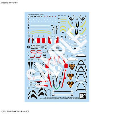 DECALS HG 1/100 YF-29 DURANDAL VALKYRIE ALTO SAOTOME USE WATER DECALS BANDAI HOBBY
