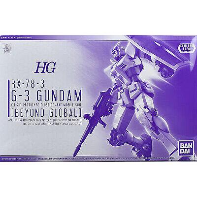 MODEL KIT HG 1/144 RX-78-3 G-3 GUNDAM BEYOND GLOBAL BANDAI HOBBY