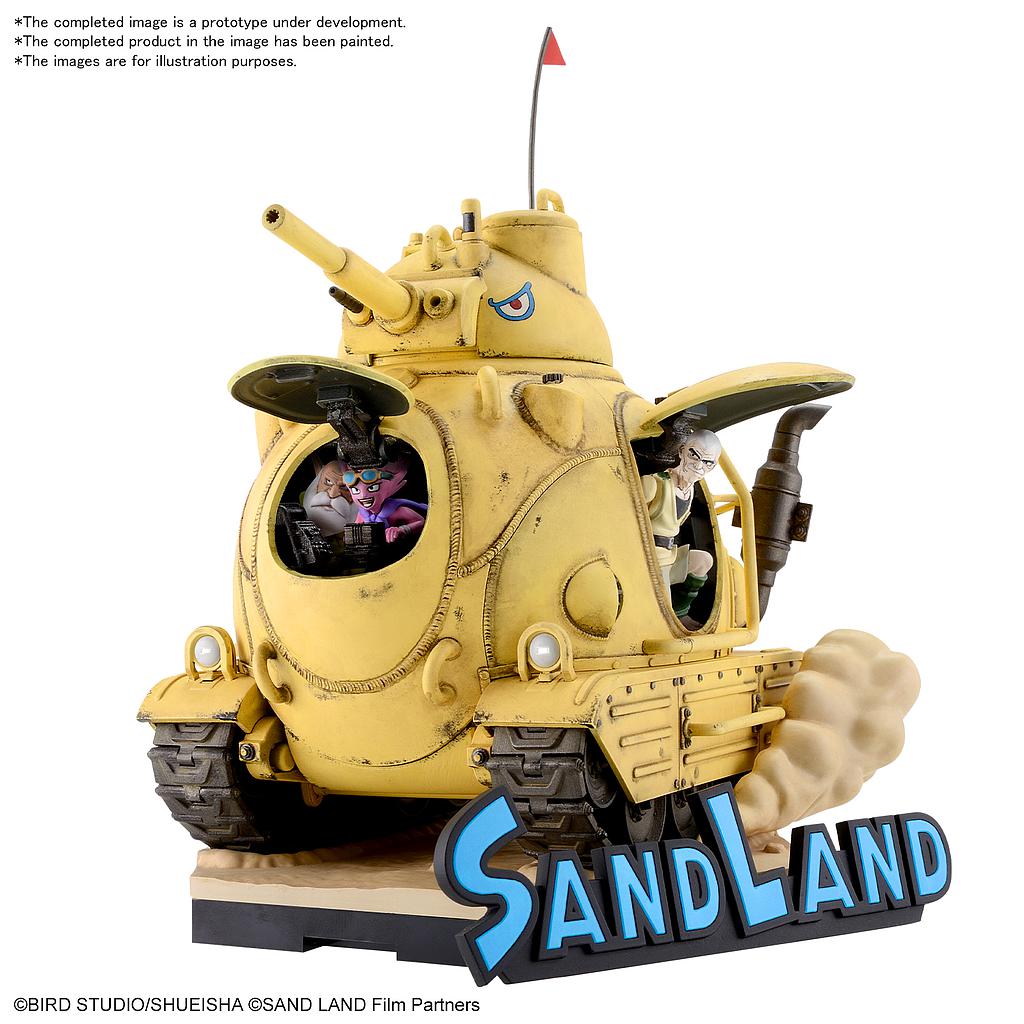 MODEL KIT 1/35 SAND LAND ARMY TANK CORPS NO. 104 BANDAI HOBBY