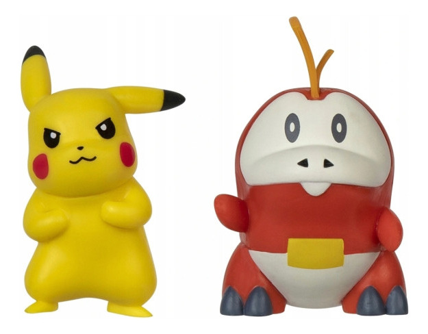 Figura Pokemon Pikachu y Fuecoco Jazwares