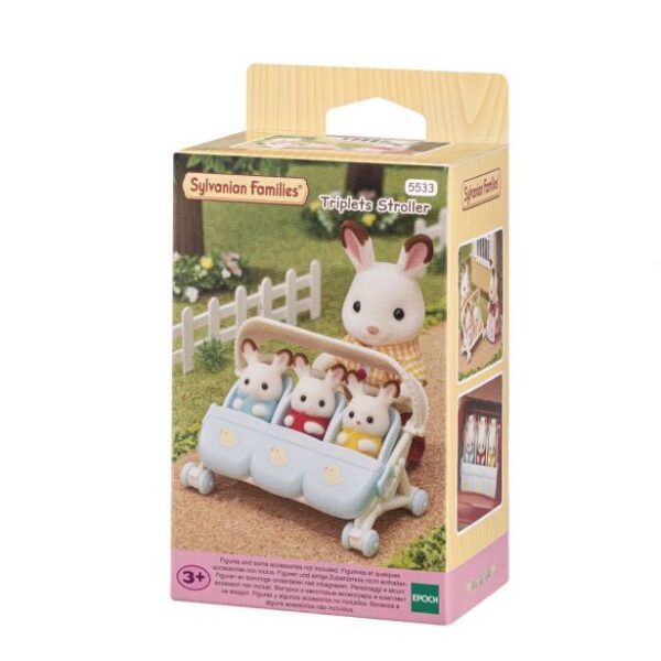 CARRITO TRILLIZOS SYLVANIAN FAMILIES