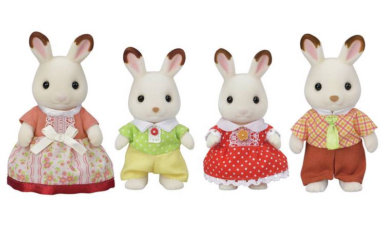 FAMILIA CONEJO DE CHOCOLATE SYLVANIAN FAMILIES