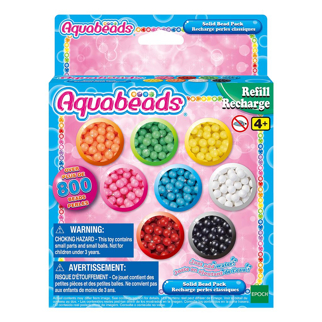 PACK ABALORIOS SOLIDOS AQUABEADS