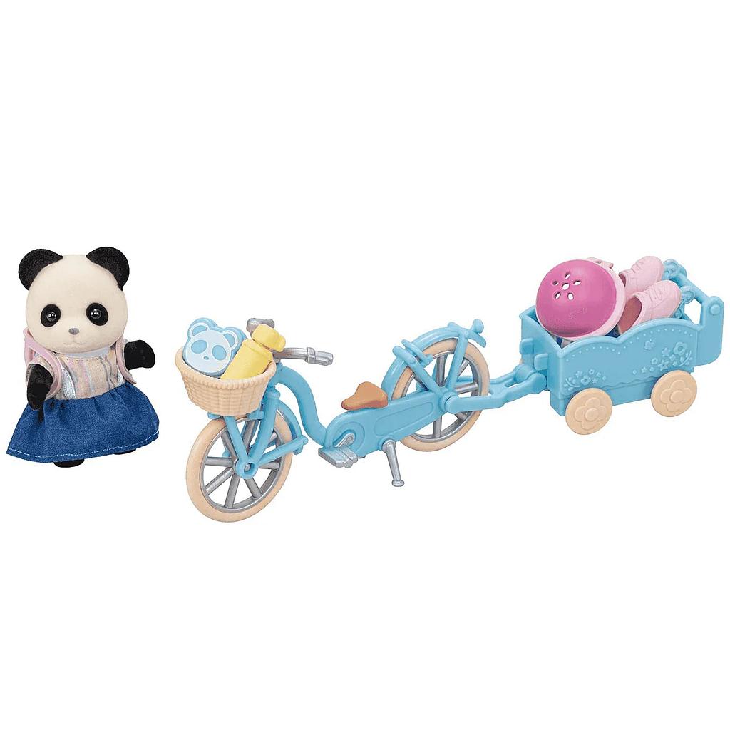 SET SKATE Y BICICLETA PANDA SYLVANIAN FAMILIES