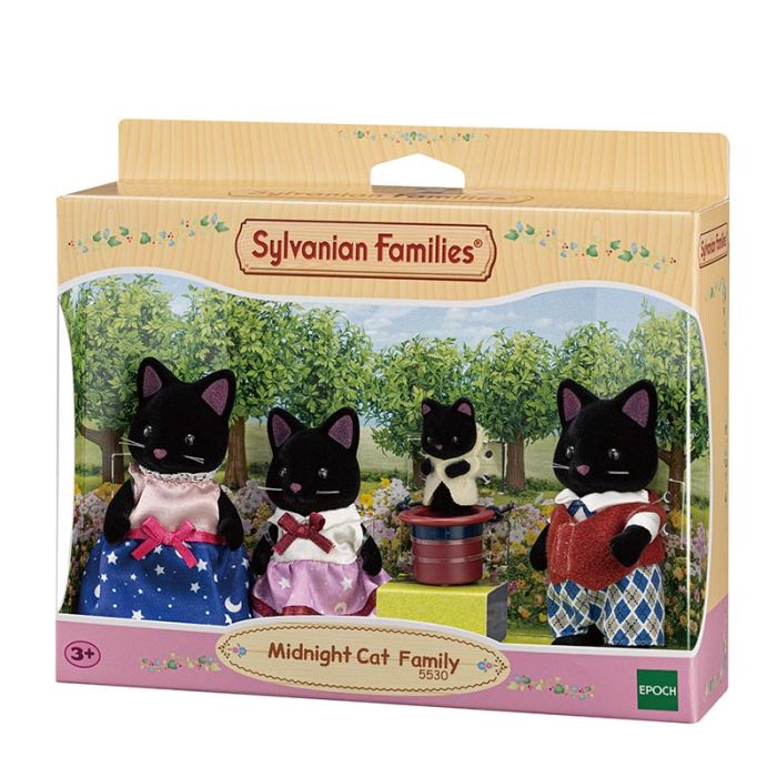 FAMILIA GATO MEDIANOCHE SYLVANIAN FAMILIES