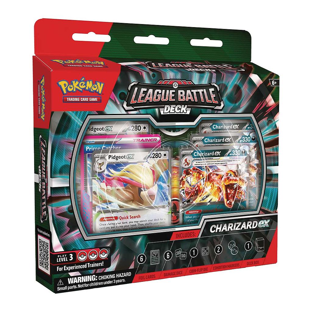 CHARIZARD EX LEAGUE BATTLE DECK INGLÉS TCG POKEMON COMPANY