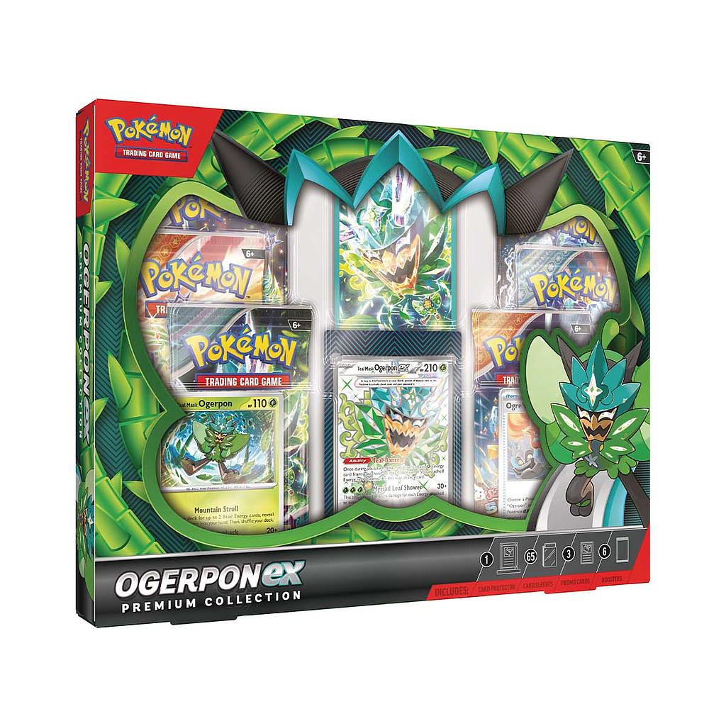 OGERPON EX PREMIUM COLLECTION INGLÉS TCG POKEMON COMPANY | GEEKZ