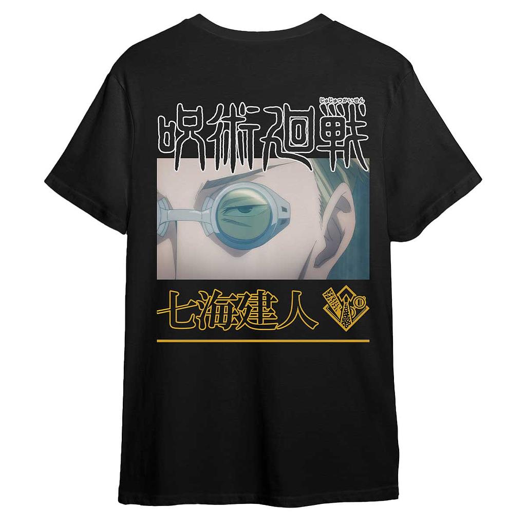 POLERA NANAMI NEGRA REVERSE - JUJUTSU KAISEN - GEEKZ