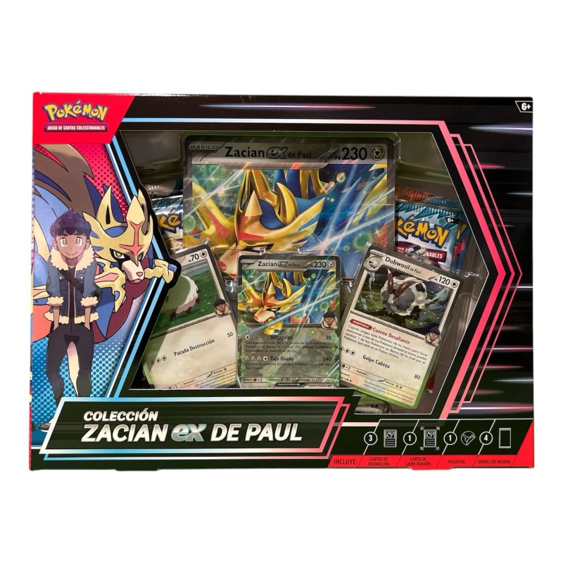 HOP'S ZACIAN EX BOX ESPAÑOL - POKEMON COMPANY