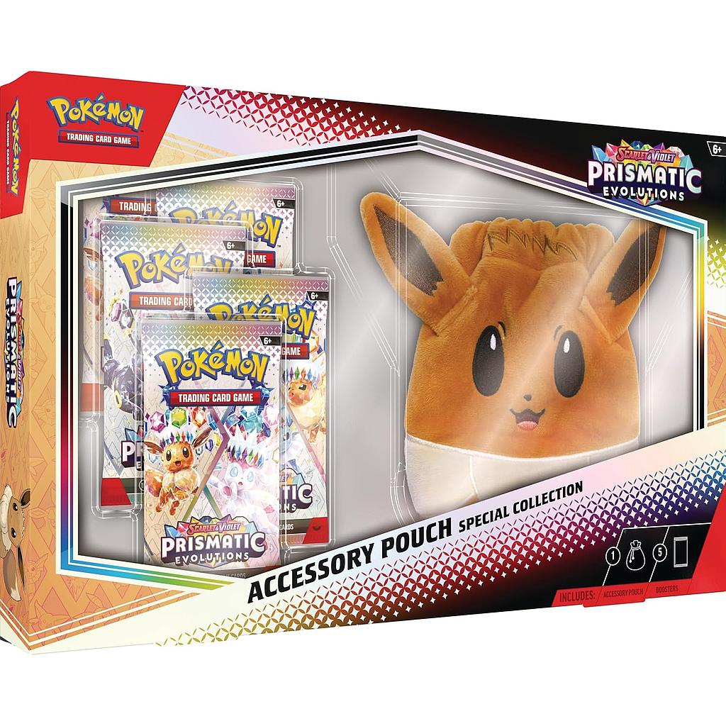 PRISMATIC EVOLUTIONS - ACCESSORY POUCH ESPAÑOL POKEMON COMPANY | GEEKZ