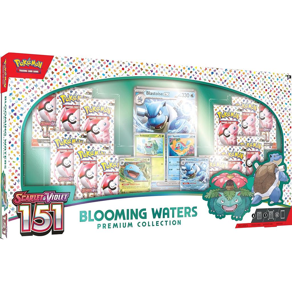 SCARLET &amp; VIOLET - 151 - BLOOMING WATERS INGLÉS POKEMON COMPANY