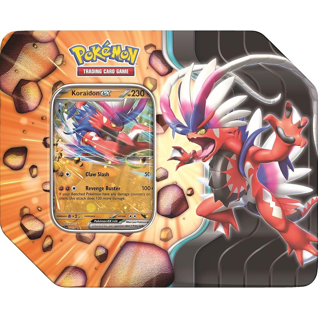 SLASHING LEGENDS TIN INGLÉS POKEMON COMPANY