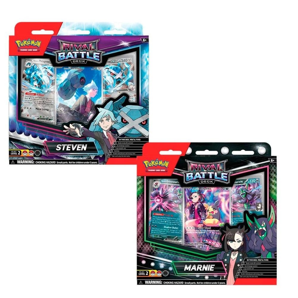 RIVAL BATTLE DECK - MARNIE/STEVEN ESPAÑOL POKEMON COMPANY