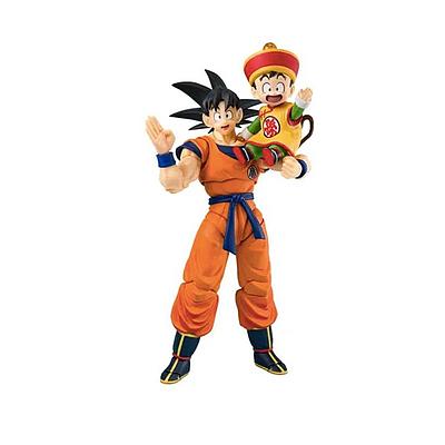 S.H.FIGUARTS SON GOKU & SON GOHAN -KID- & KINTOUN DRAGON BALL TAMASHII NATIONS