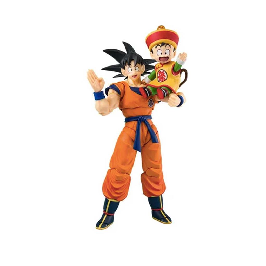 S.H.FIGUARTS SON GOKU &amp; SON GOHAN -KID- &amp; KINTOUN DRAGON BALL TAMASHII NATIONS