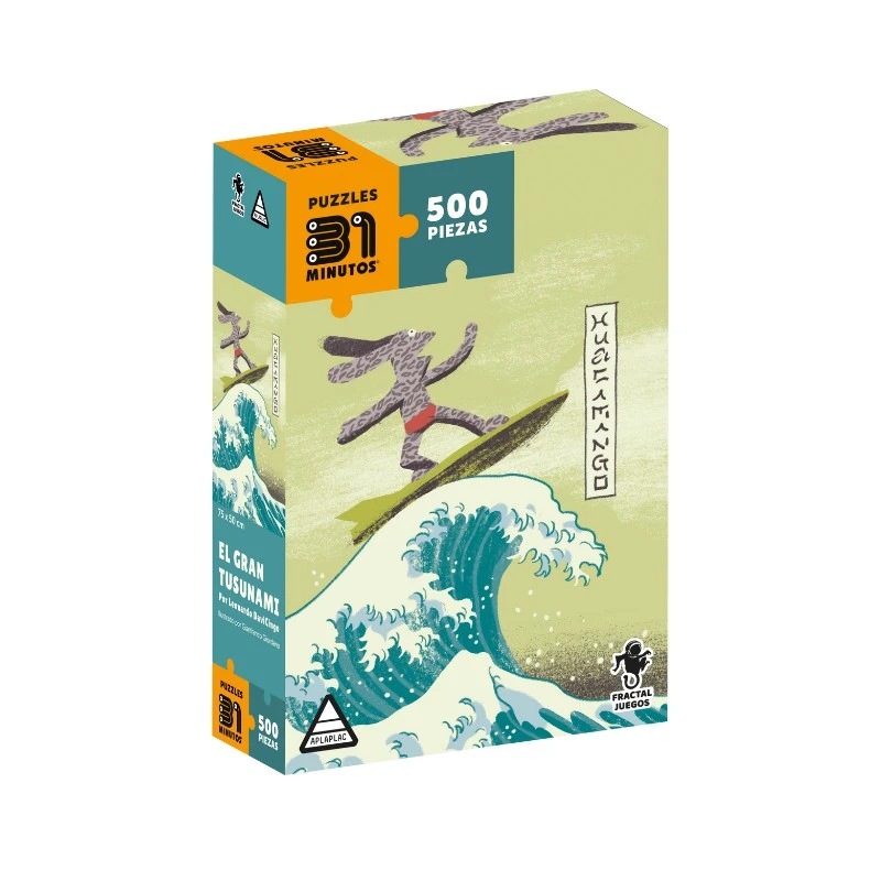 EL GRAN TUSUNAMI (PUZZLE 500PCS) FRACTAL