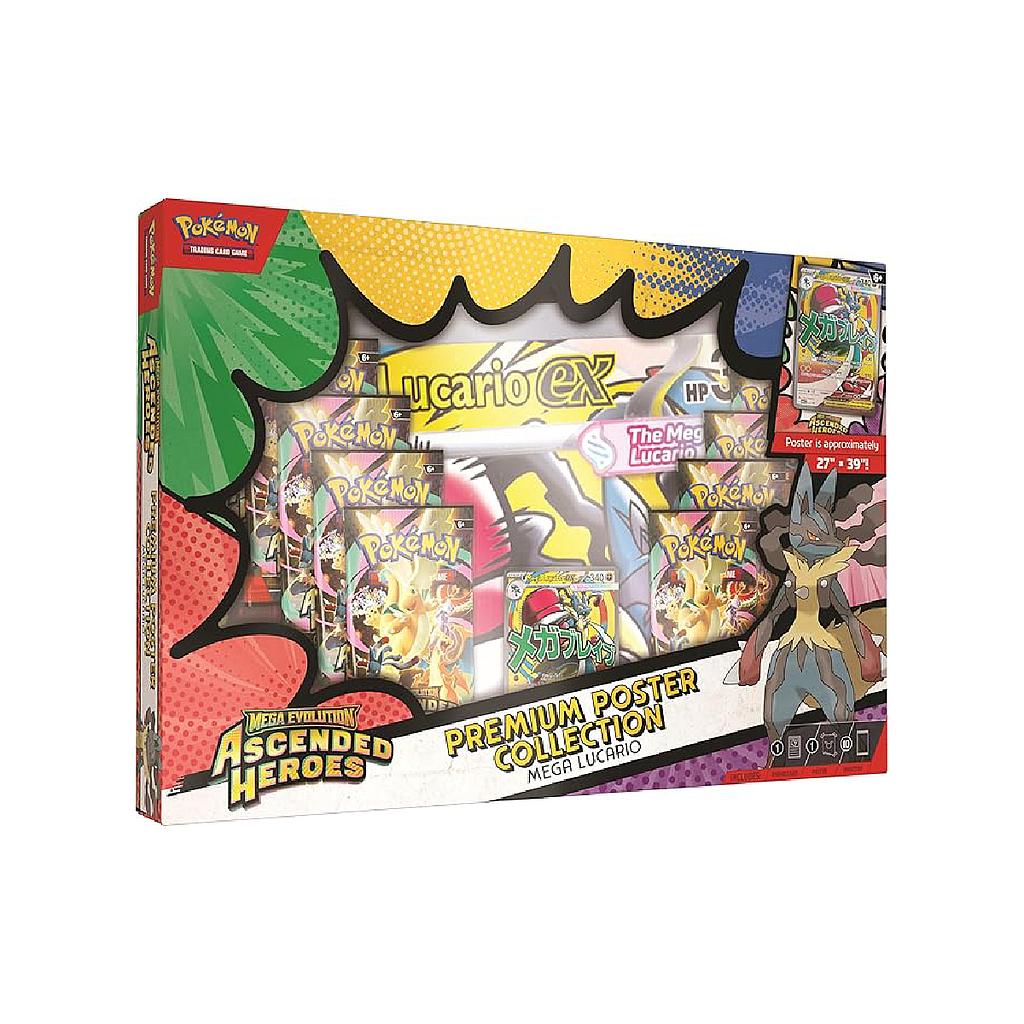 ASCENDED HEROES PREMIUM POSTER COLLECTION INGLÉS POKEMON COMPANY