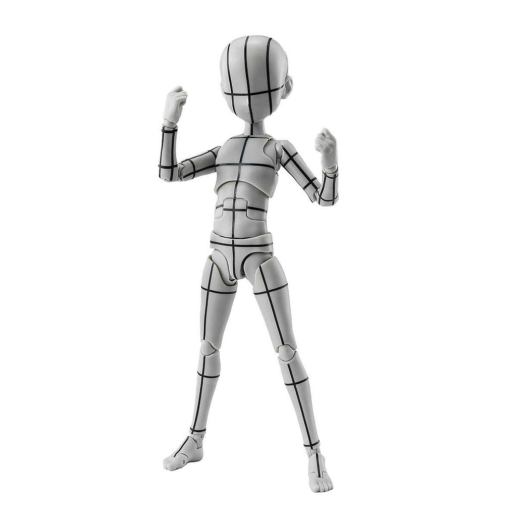 S.H.Figuarts BODY-KUN -KEN SUGIMORI- Edition -WIREFRAME-(Gray Color Ver.)  TAMASHII NATIONS