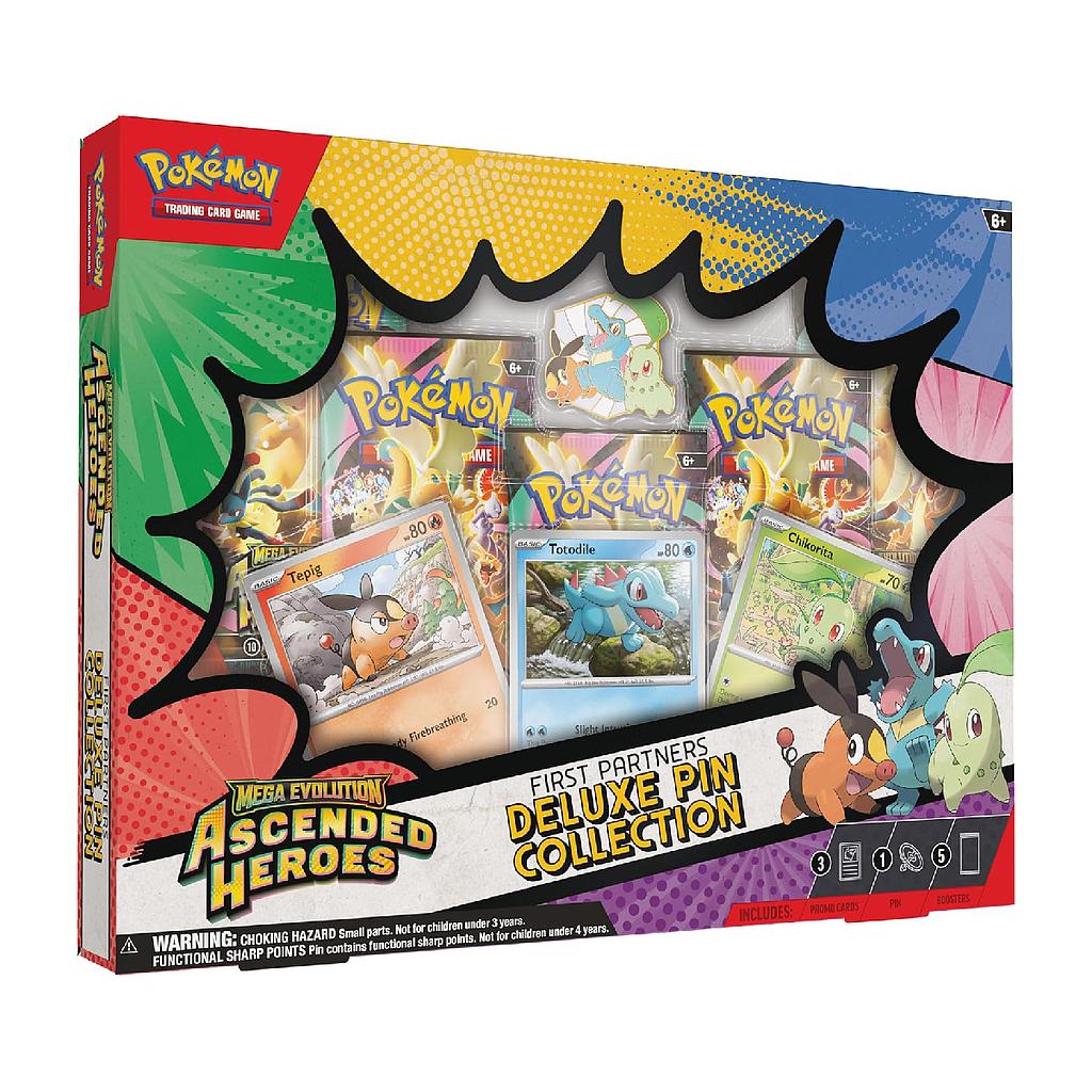 ASCENDED HEROES FIRST PARTNERS DELUXE PIN COLLECTION INGLÉS POKEMON COMPANY