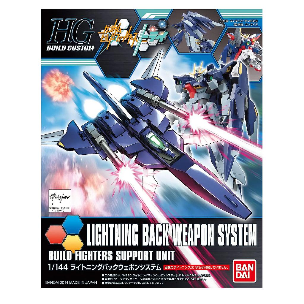 MODEL KIT HGBC 1/144 LIGHTNING BACK WEAPON SYSTEM BANDAI HOBBY