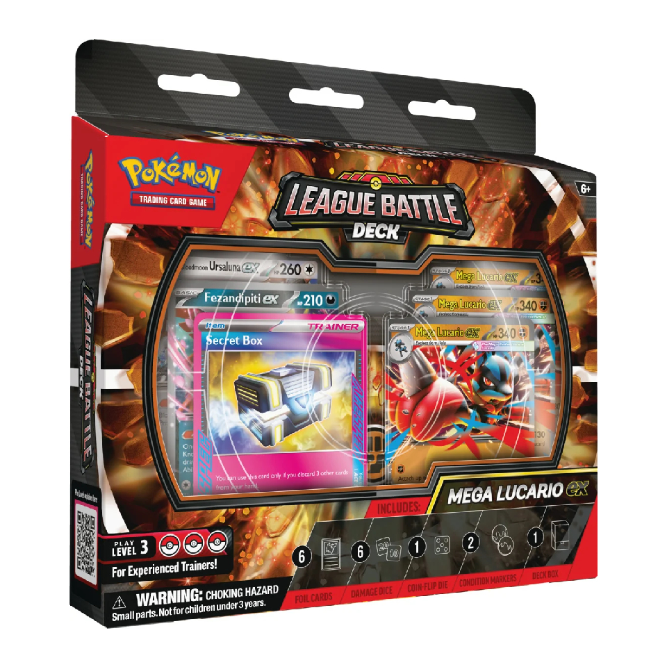 MEGA LUCARIO EX LEAGUE BATTLE DECK INGLÉS POKEMON COMPANY