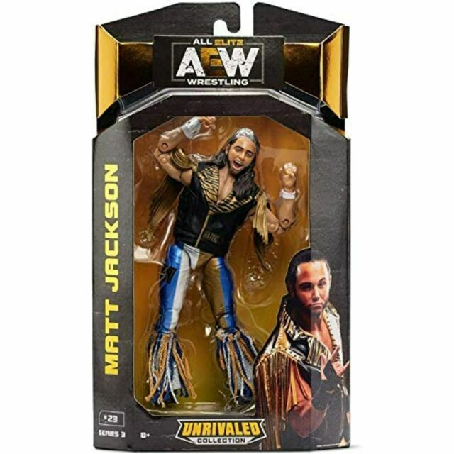 FIGURA ACCION LUCHA LIBRE AEW MATT JACKSON JAZWARES