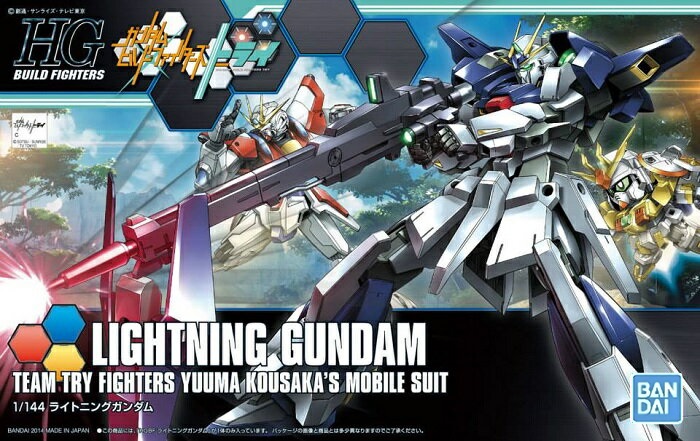 MODEL KIT HGBF 1/144 LIGHTNING GUNDAM BANDAI HOBBY