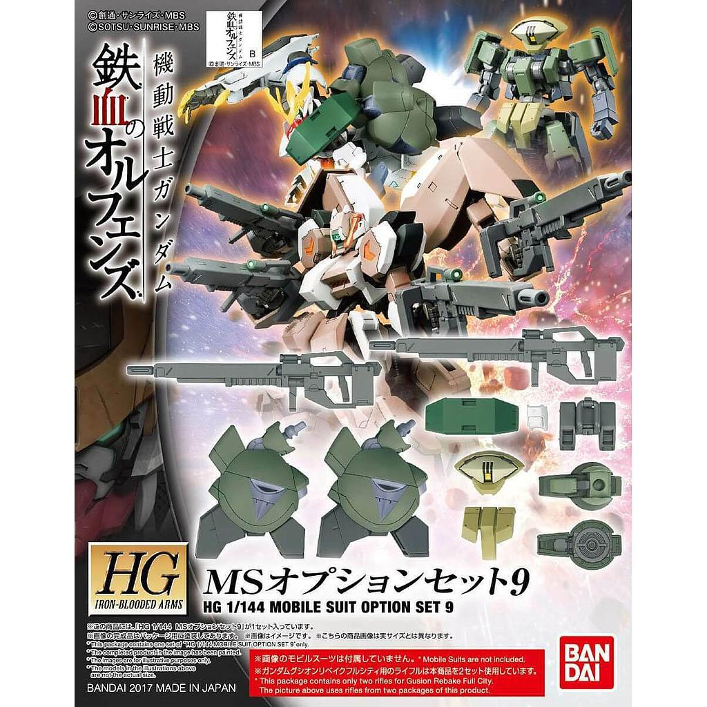 KIT ACCESORIOS HG 1/144 MS OPTION SET 9 BANDAI HOBBY
