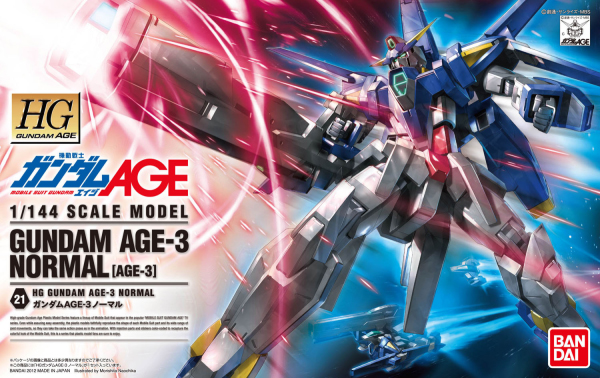 MODEL KIT HG 1/144 GUNDAM AGE 3 NORMAL BANDAI HOBBY