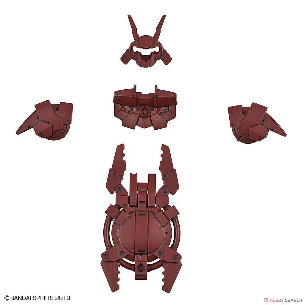 KIT ACCESORIOS 30MM 1/144 OPTION ARMOR FOR CLOSE FIGHTING PORTANOVA EXCLUSIVE/DARDK RED BANDAI HOBBY