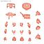 KIT ACCESORIOS SD GUNDAM CROSS SILHOUETTE SILHOUETTE BOOSTERRED BANDAI HOBBY