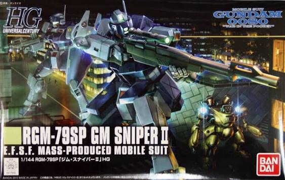MODEL KIT 1/144 HGUC GM SNIPER II BANDAI HOBBY