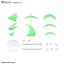KIT ACCESORIOS CUSTOMIZE EFFECT SLASH IMAGE VER. GREEN BANDAI HOBBY