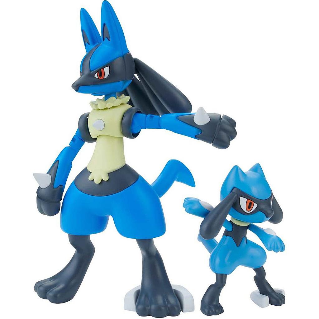 POKÉMON MODEL KIT RIOLU &amp; LUCARIO BANDAI HOBBY