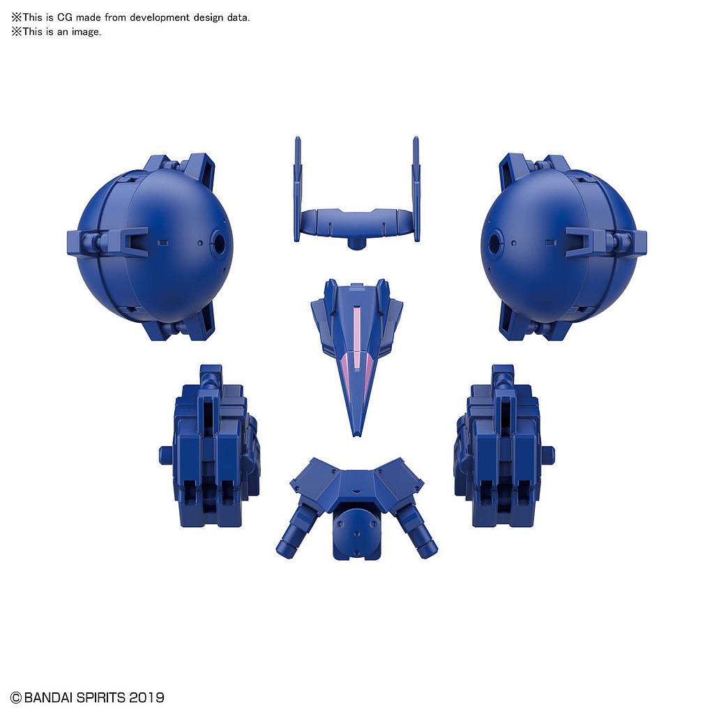 KIT ACCESORIOS 30MM 1/144 OPTION ARMOR FOR HIGH MOBILITY CIELNOVA EXCLUSIVE / BLUE  BANDAI HOBBY