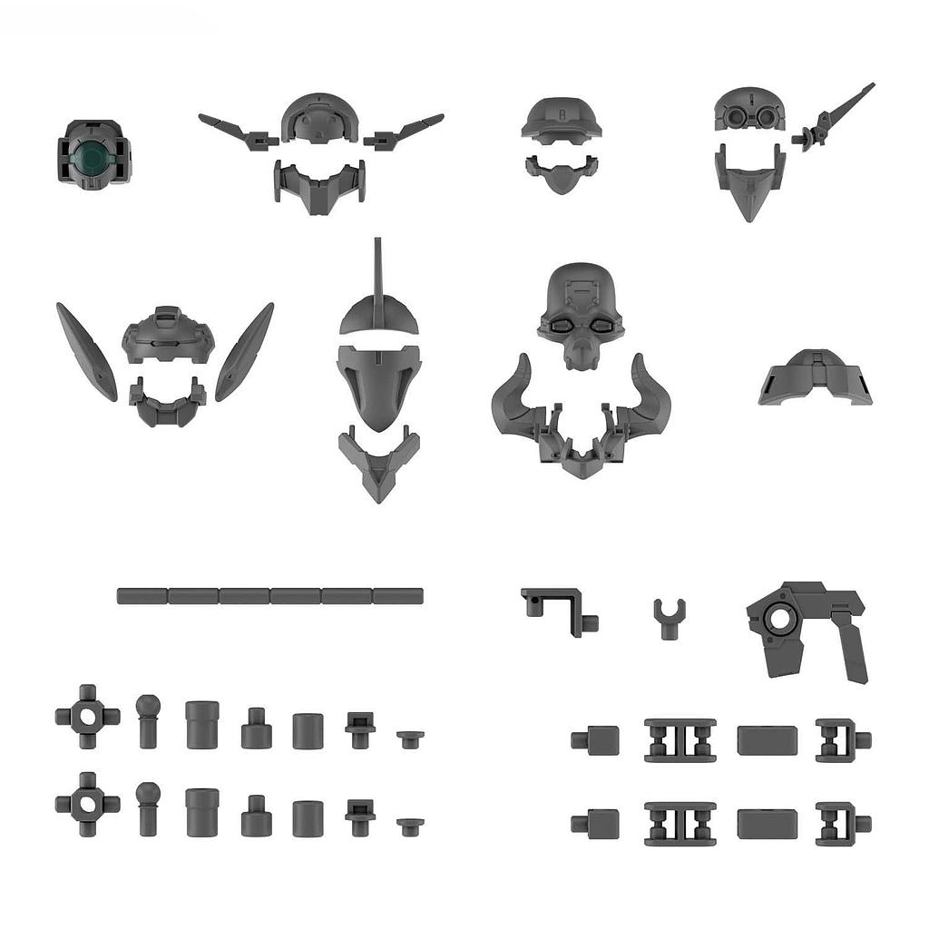 KIT ACCESORIOS 30MM 1/144 OPTION PARTS SET 7 CUSTOMIZE HEADS B BANDAI HOBBY