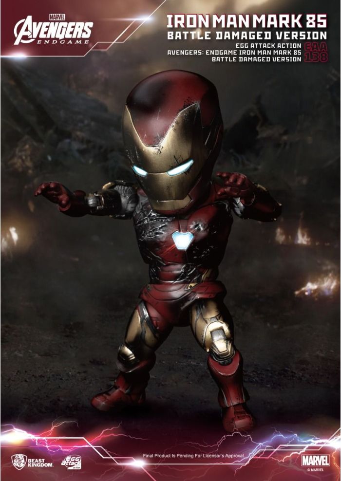 FIGURA ACCION EAA 138 AVENGERS ENDGAME IRON MAN MARK 85 BATTLE DAMAGED VERSION  BEAST KINGDOM