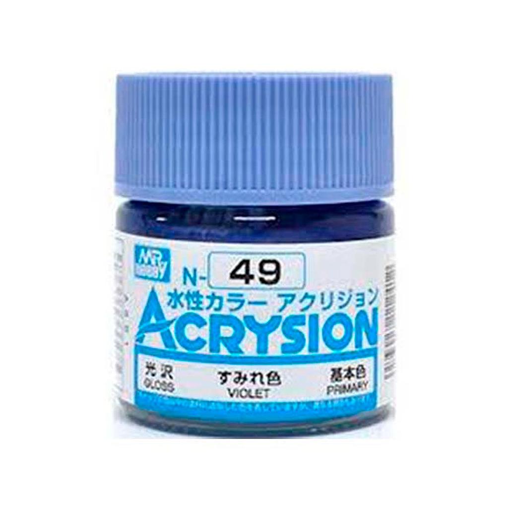 PINTURA N49 ACRYSION COLOR VIOLET MR. HOBBY
