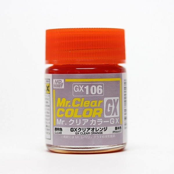 PINTURA GX106 MR.CLEAR COLOR GX ORANGE MR. HOBBY