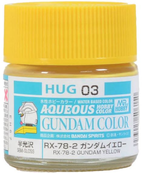 PINTURA HUG03 RX 78 2 GUNDAM YELLOW MR. HOBBY