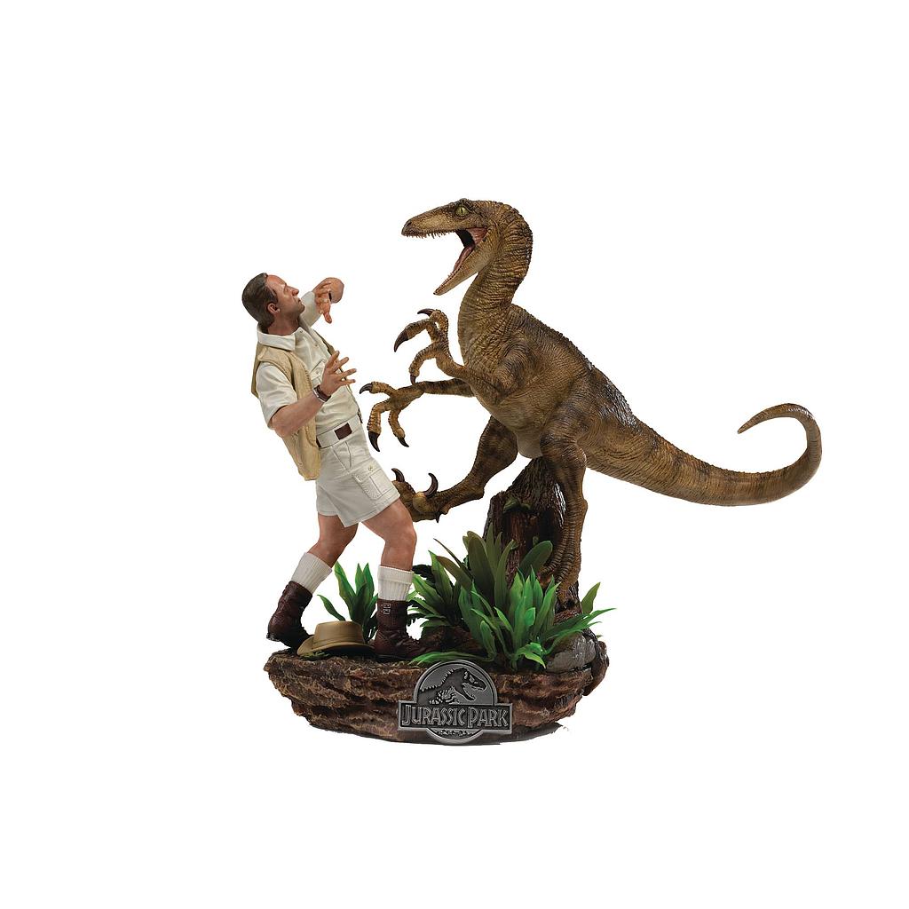 CLEVER GIRL DELUXE ART SCALE 1:10 JURASSIC PARK  IRON STUDIOS