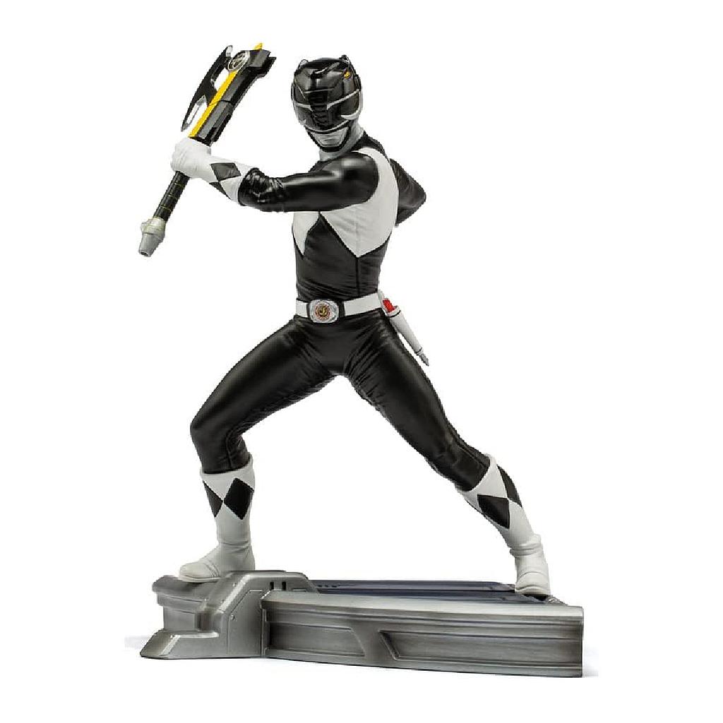 ESTATUA BLACK RANGER BDS ART SCALE 1 10 POWER RANGERS IRON STUDIOS IRON STUDIOS